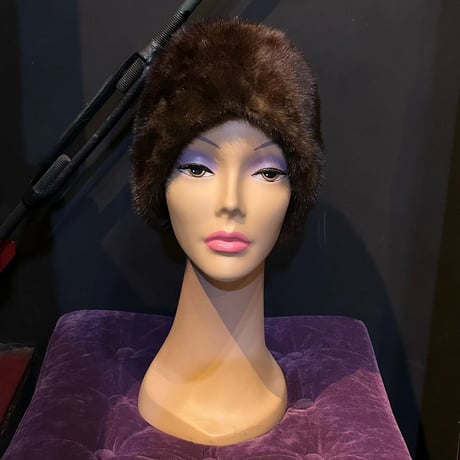 60’S MINK FUR CAP [S-4313]