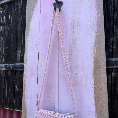 70'S BEADS CROCHET BAG [S-6767]