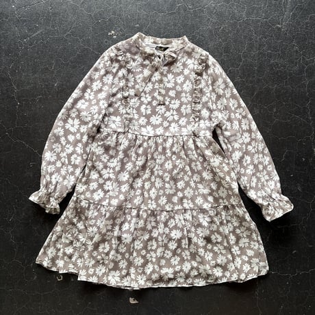 FLOWER SHEER DRESS [S-3035]