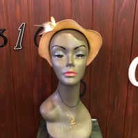 60’S FEATHER DECORATION SUMMER HAT [HP-1902]