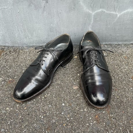 LEATHER PLAIN TOE DRESS SHOES 25.5cm [S-5144]