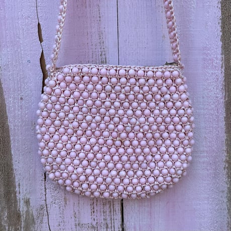 70'S BEADS CROCHET BAG [S-6767]