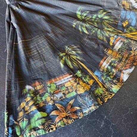 50’S HAND PAINT CIRCULAR SKIRT [S-0332]