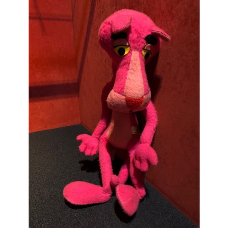 VINTAGE "Mighty Star" Pink Panther PLUSH DOLL[HP-2251]
