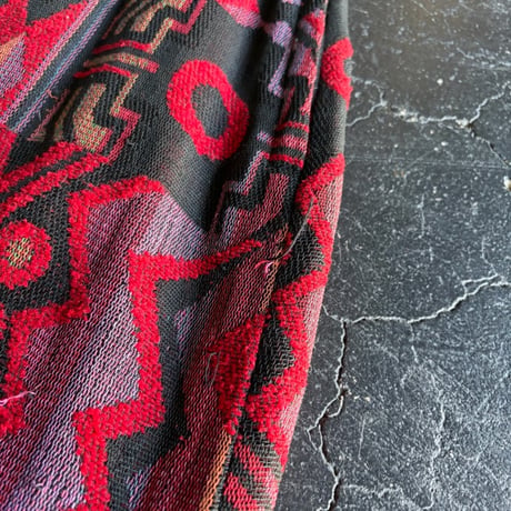 60’S ETHNIC FABRIC LONG SKIRT [S-1802]