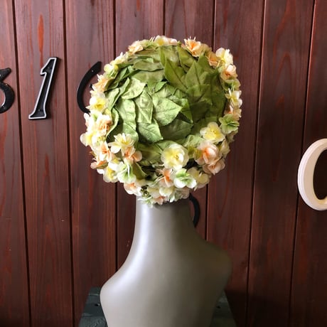 60’S FLOWER DRESS HAT [S-3338]