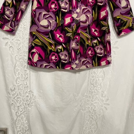 "MISSONI for TARGET" FLOWER VELOUR COAT [S-3265]