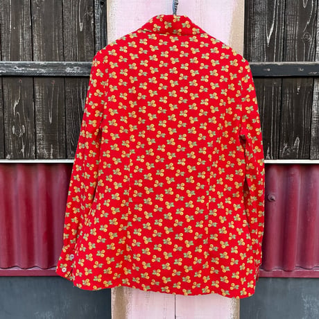 70’S FLOWER PRINT SHIRT [S-8917]