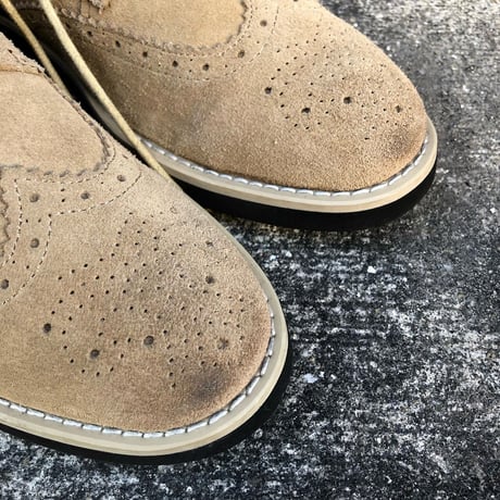 SUEDE WINGTIP LACEUP SHOES 25.0㎝ [S-4480]