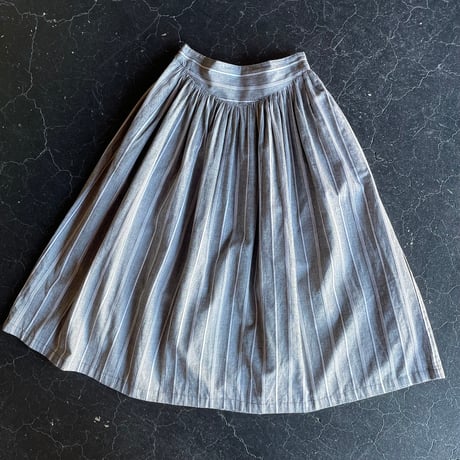 80‘S STRIPE COTTON SKIRT [S-2639]