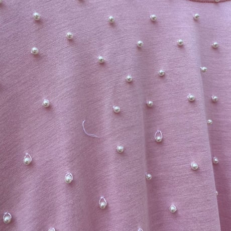 PEARL BEADS CUT&SEWN [S-1074]