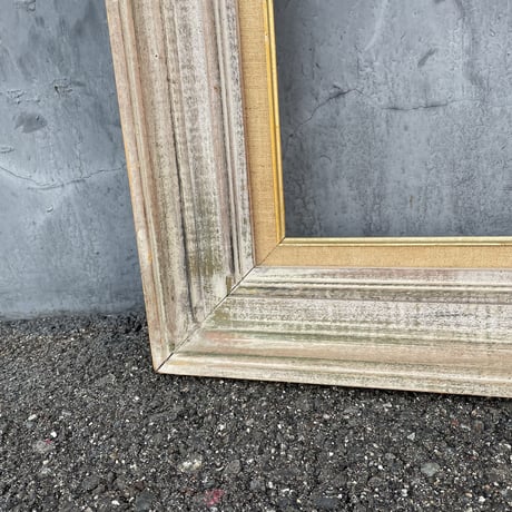 Vintage WOOD PICTURE FRAME [J-0004]