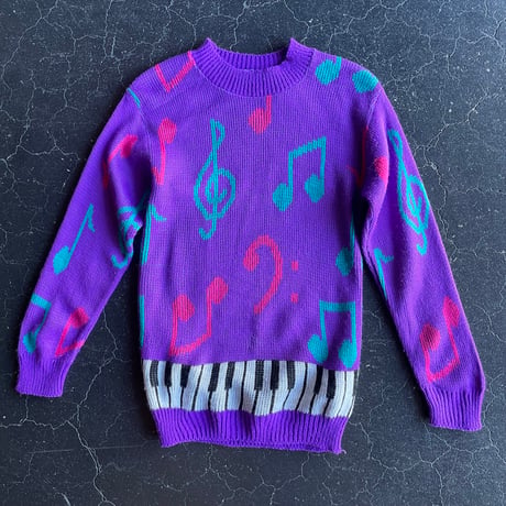 80’S MUSIC KNIT [S-0770]