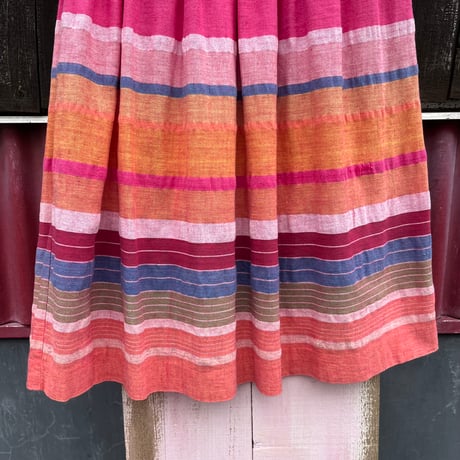 70’S PLEATS SKIRT [S-6736]