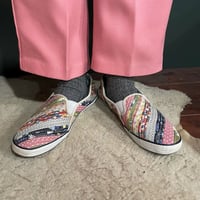 Keds PATCHWORK SLIP ON26.0㎝ [S-4092]