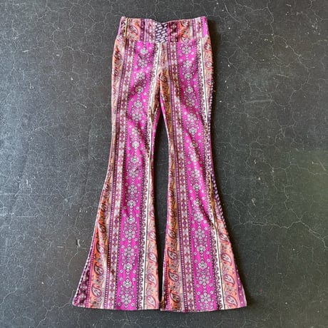 FLOWER FLARE EASY PANTS [S-4189]