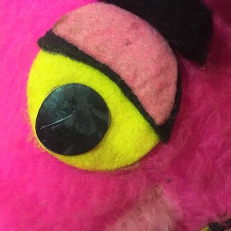 VINTAGE "Mighty Star" Pink Panther PLUSH DOLL[HP-2251]