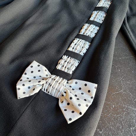 80’S RIBBON DRESS [S-1126]