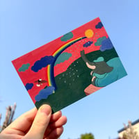 夕立を降らせて　(ポストカード)