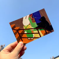 図書館の扉　(ポストカード)