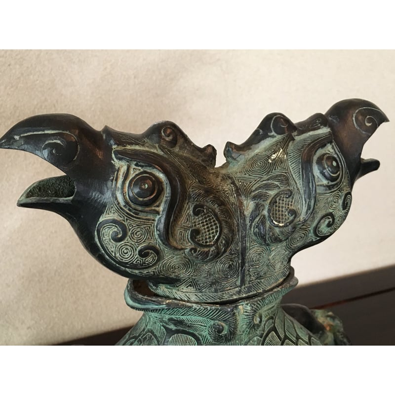 双頭鳳凰壺<出土品> | 古門堂 双頭鳳凰壺<出土品> | 古門堂