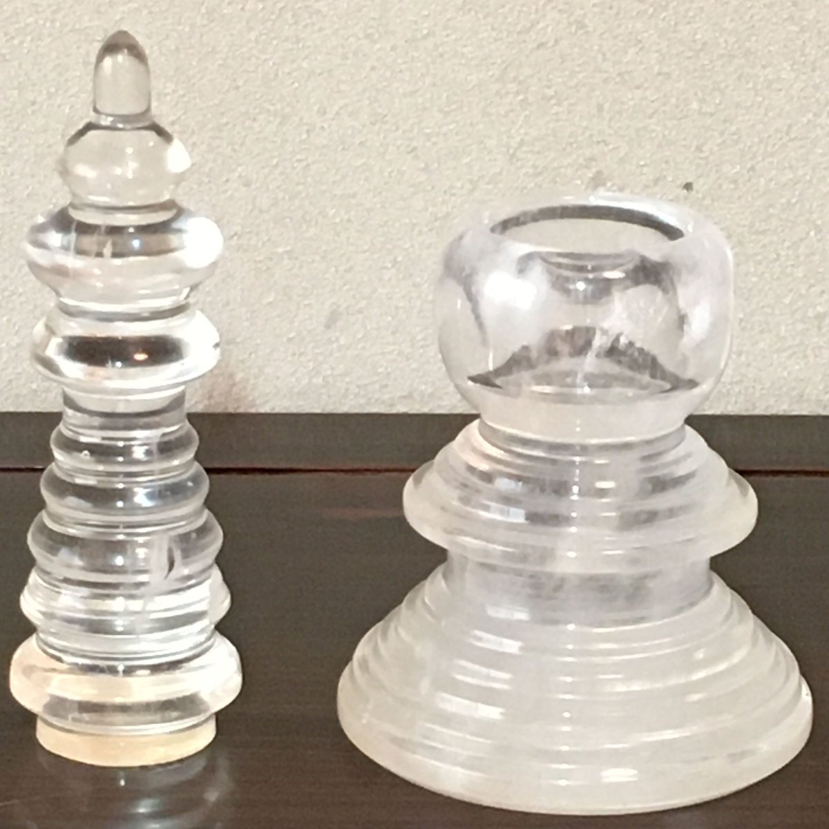 水晶舎利塔 古美術 置物 水晶舎利塔 古美術 置物