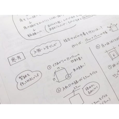 【印刷済】型紙【14】おべんとう袋・おままごとバッグ