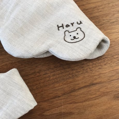 生地・タグセット：オーガニックコットン × ワッフル