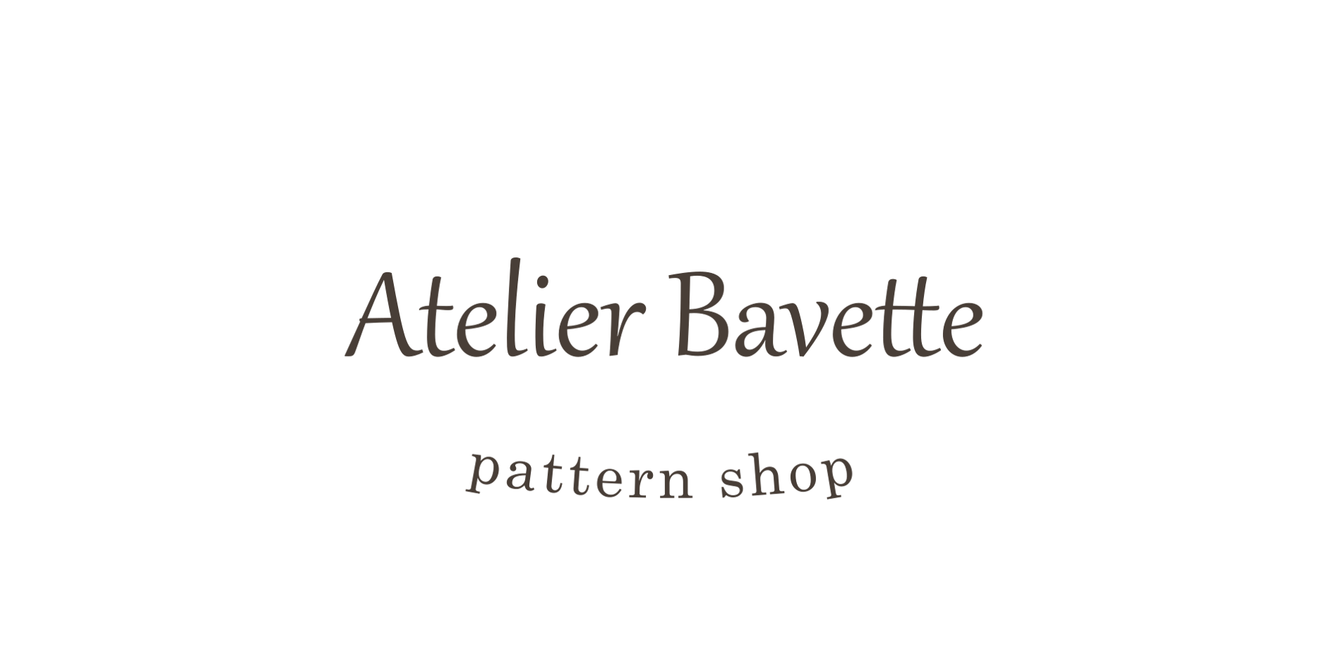 Atelier Bavette｜pattern shop