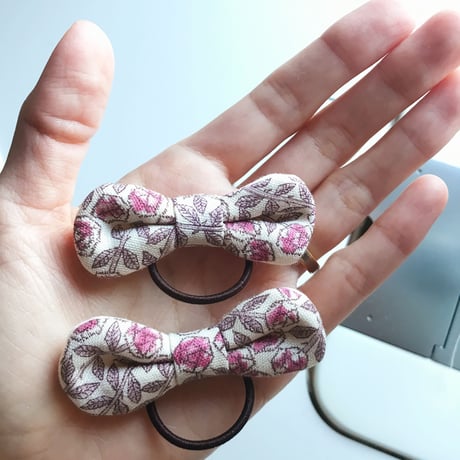 【印刷済】型紙【13】ダブルガーゼで作る小さいリボン