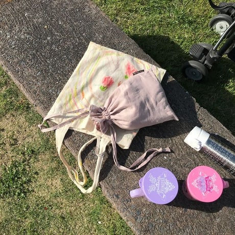 【印刷済】型紙【15】おやつ入れ巾着