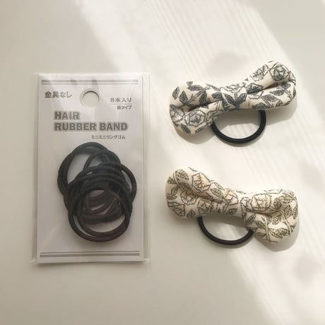 【印刷済】型紙【13】ダブルガーゼで作る小さいリボン