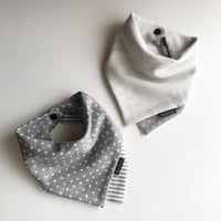 2枚作れるキット：バンダナスタイ【えぬとえいち】スチール × ムーングレー