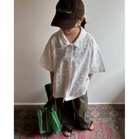 【26SSお取り寄せ / 90-150サイズ】 woodland relax shirt (ivory)