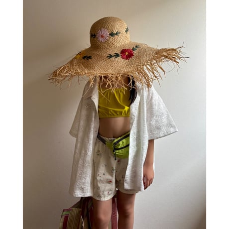 【26SSお取り寄せ / 90-150サイズ】 woodland relax shirt (ivory)