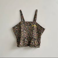 【即納 / 100,120サイズ】 floral cami tops