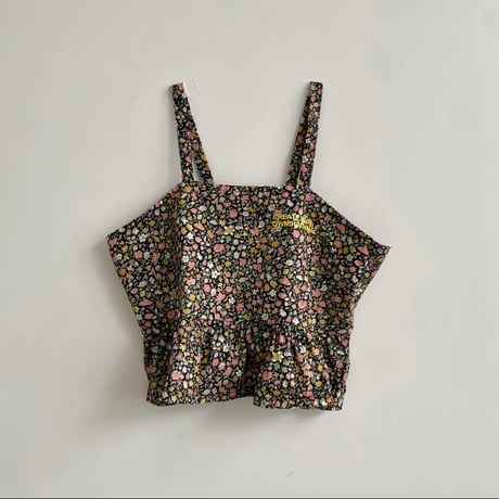 【即納 / 100,120サイズ】 floral cami tops