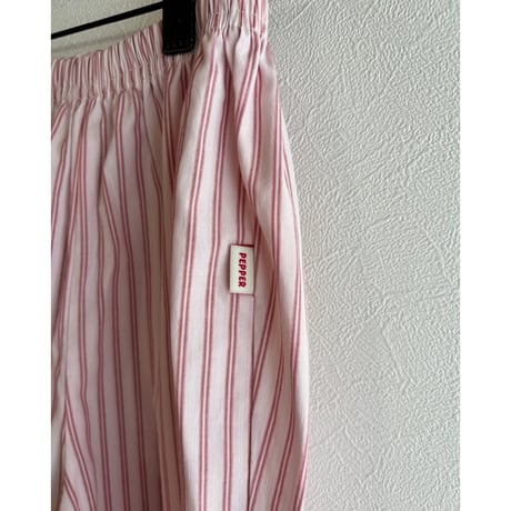 【即納 / 120サイズ】 picnic stripe pants (pink)