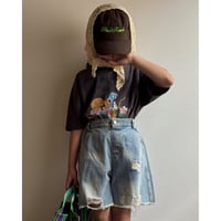 【26SSお取り寄せ / 90-160サイズ】 happy crew t shirt (charcoal)