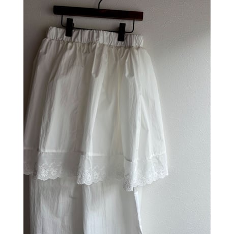 【26SSお取り寄せ / 100-130,150-160サイズ】 lace layered pants