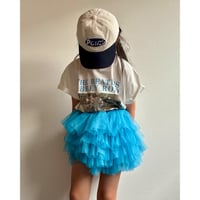 【予約】【PLUSH♥】【即納 / S-Lサイズ】 jiggly jelly tulle skirt (blue)