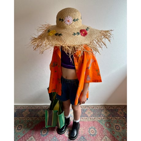 【26SSお取り寄せ / JUNIOR-ADULTサイズ】floral hat