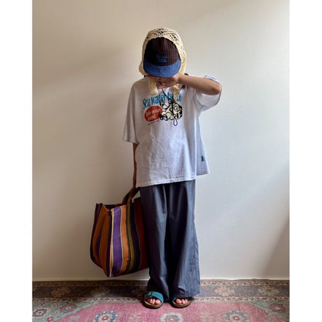【26SSお取り寄せ / 90-150サイズ】 water bottle t shirt (white melange)