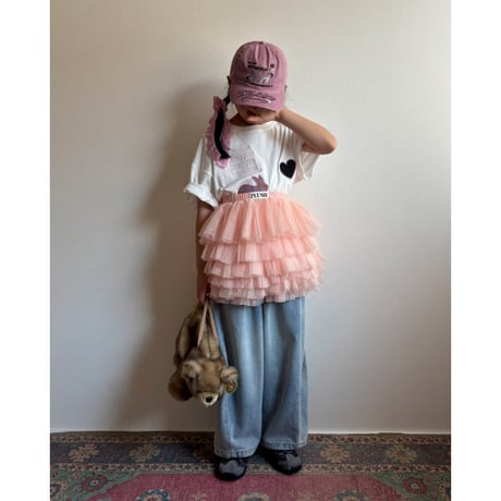 【26SSお取り寄せ / 90-150サイズ】 wide volume denim
