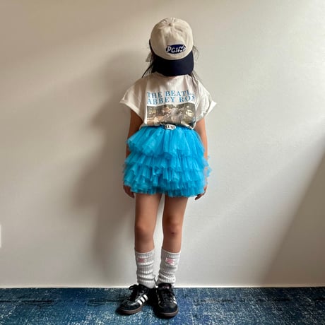 【2次予約】【PLUSH♥】【即納 / S-Lサイズ】 jiggly jelly tulle skirt (blue)