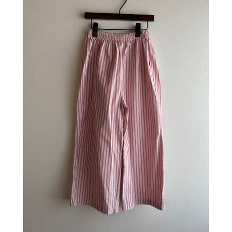 【即納 / 120サイズ】 picnic stripe pants (pink)
