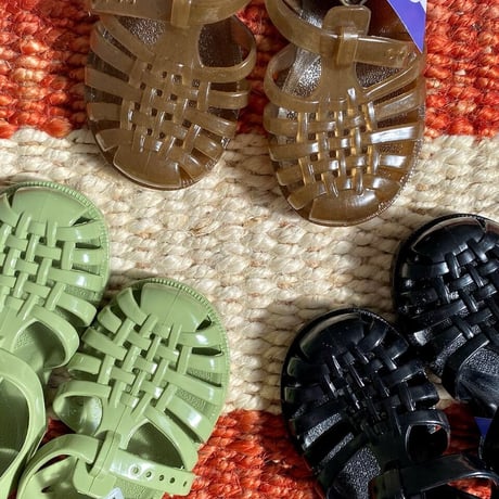 【KIDS-ADULT】 meduse jelly sandals (OLIVE)