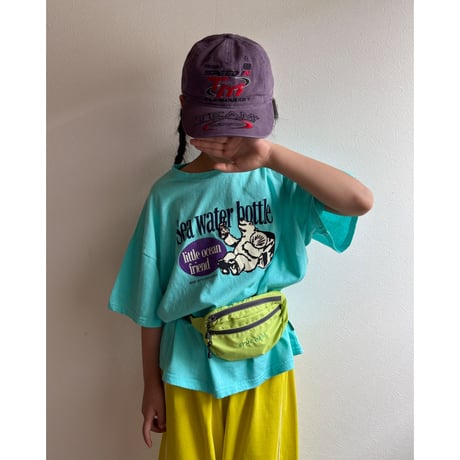 【26SSお取り寄せ / 90-150サイズ】 water bottle t shirt (mint)