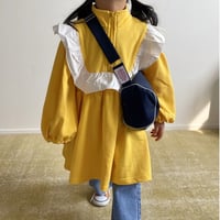 【OUTLET / 90サイズ】 jersey frill ops (yellow)