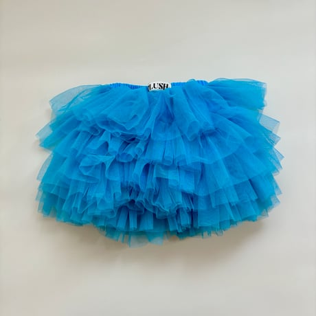 【2次予約】【PLUSH♥】【即納 / S-Lサイズ】 jiggly jelly tulle skirt (blue)